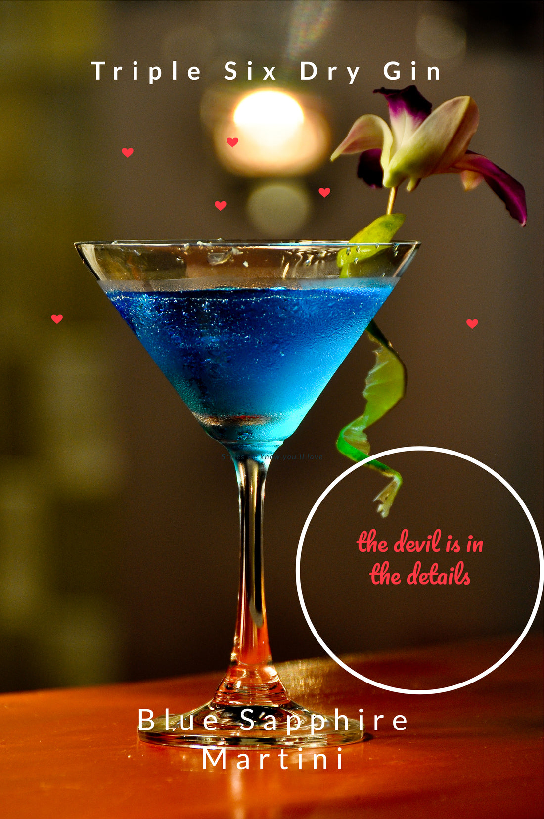 Sapphire Martini